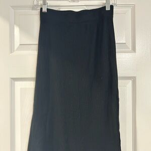 Banana Republic Black Midi Skirt